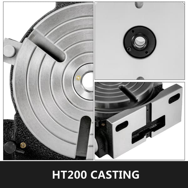 Rotary Table, 8-tumsdesign, 360-graders precision,8-tums 4-slot