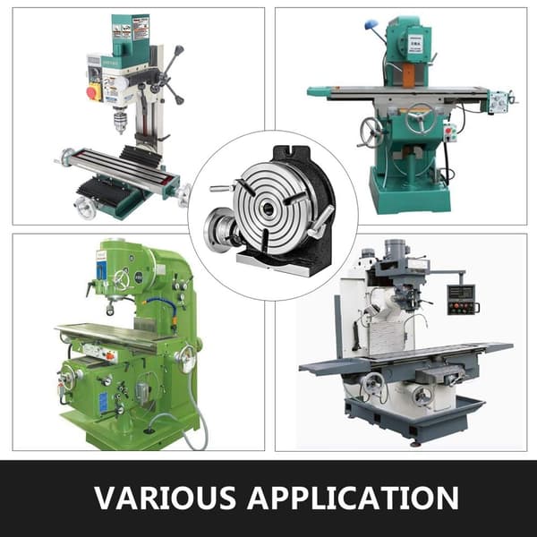 Rotary Table, 8-tumsdesign, 360-graders precision,8-tums 4-slot