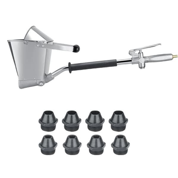 Cementmortelspruta, pneumatiskt drivna, högtrycksapplikation,74 cm kit för tak