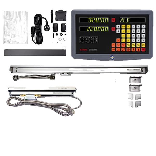 DRO Digital Aflæsningssystem, 0,005 mm Opløsning, 2-Akset Funktionalitet,DRO-KA300-KA500