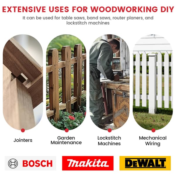 Enjoywood Miter Gauge, Robust Aluminiumkonstruktion, Justerbara Komponenter, Mångsidig för Olika Verktyg