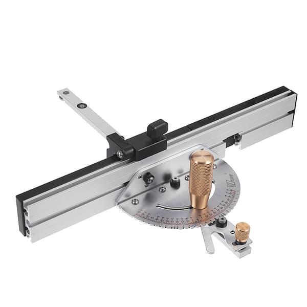 Enjoywood Miter Gauge, Robust Aluminiumkonstruktion, Justerbara Komponenter, Mångsidig för Olika Verktyg