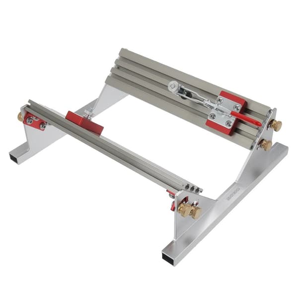 Træbearbejdnings Spline Jig, Justerbar til 65mm til 210mm Projekter, Inkluderer 4 Flip Stops