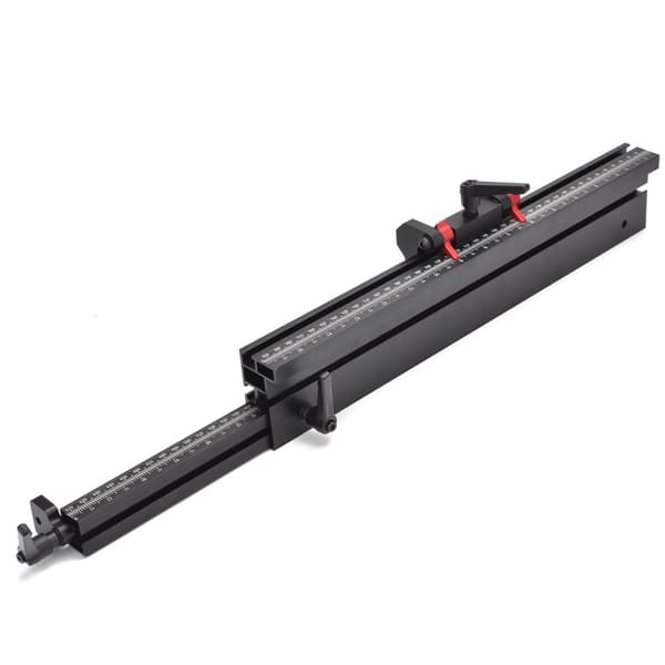 Teleskopisk Gevindmåler Hegn, Justerbar Størrelse 407-760mm, Kompatibel med de fleste Gevindmålere, Holdbart Aluminiumlegering