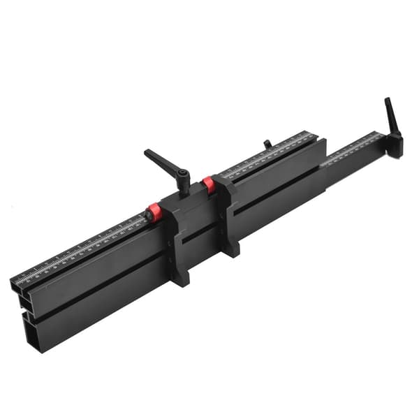 Teleskopisk Gevindmåler Hegn, Justerbar Størrelse 407-760mm, Kompatibel med de fleste Gevindmålere, Holdbart Aluminiumlegering