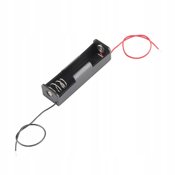 x 18650 kurv forbundet i serie + ledninger
