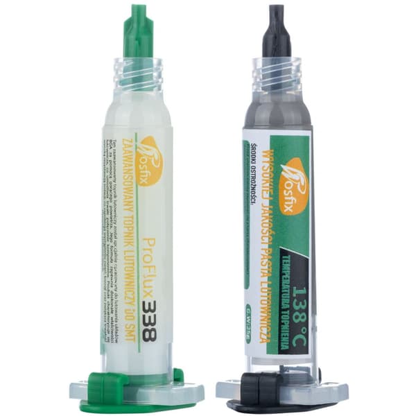 Rosfix Rosfix ProFlux338 loddesæt + flydende tin 138°C +2x stempel, 2x nål