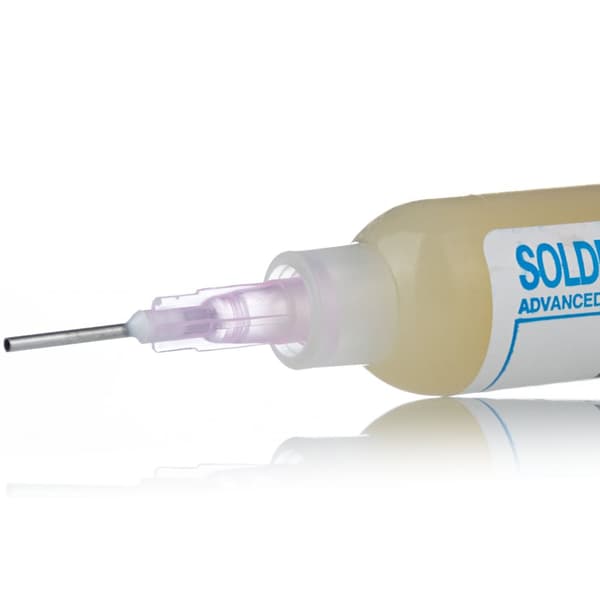 RMA-223 flux loddemiddel med et stempel og en nål