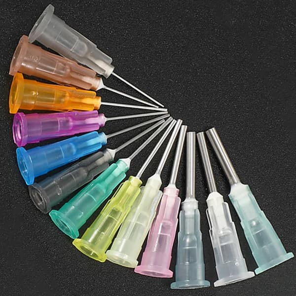 Rak dispenseringsnål 16G 1,33mm Transparent