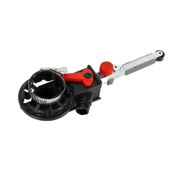 Båndsliber, 800 W effekt, 15 x 452 mm båndstørrelse,EU, Rød
