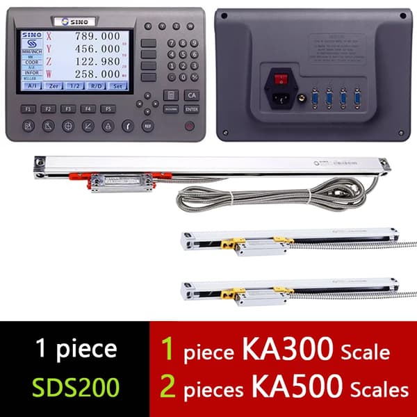 SINO SDS200 DRO Sæt, LCD Skærm, Op til 4 Akse Kompatibilitet,DRO-KA300-KA500-KA50