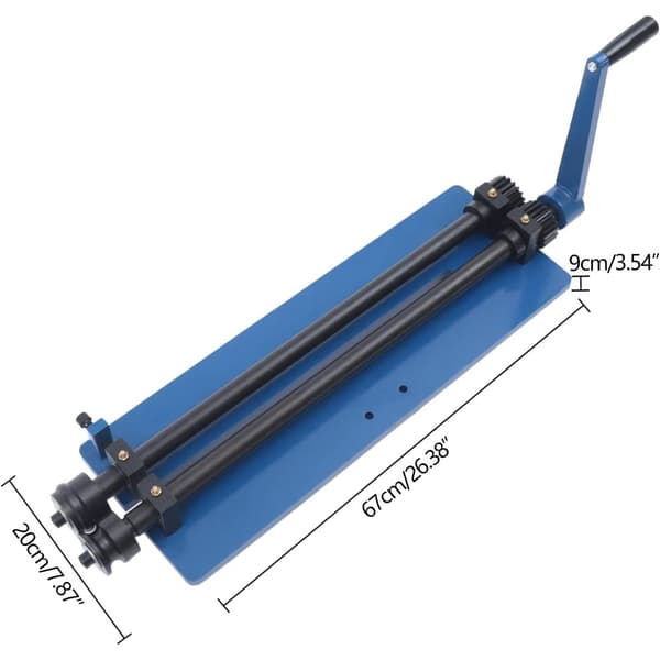 Rundbøjningsmaskine, 460 mm rackstørrelse, maksimal tykkelse 1,2 mm, 6 værktøjsæt inkluderet.