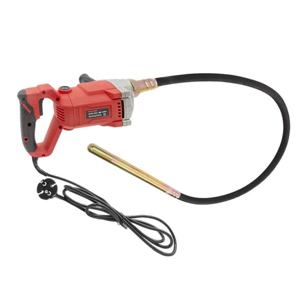 Elektrisk Beton Vibrator, 1100W Effekt, Effektiv 160Hz Vibration,Rød, EU
