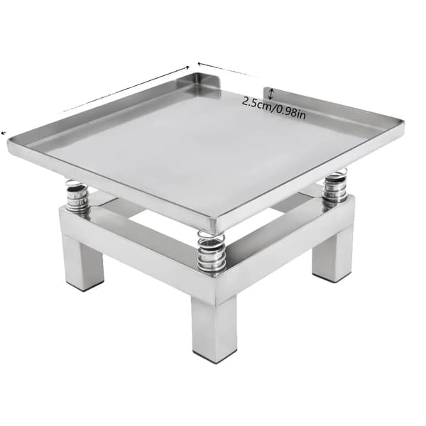 Beton Vibrerende Bord, 50W Effekt, Rustfrit Stål Design,sølv