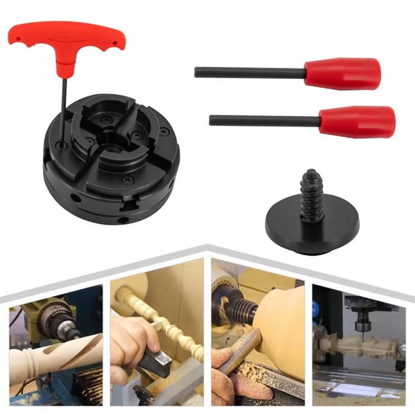 4 käftchuck, medelstor solid konstruktion, precisionsklämning, hållbart 45# stål
