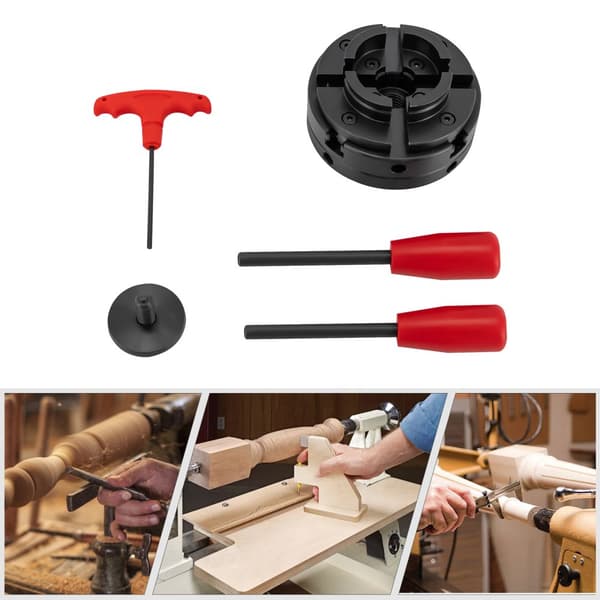 4 käftchuck, medelstor solid konstruktion, precisionsklämning, hållbart 45# stål