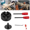 Miniatyrbild 1 av 4: 4 käftchuck, medelstor solid konstruktion, precisionsklämning, hållbart 45# stål