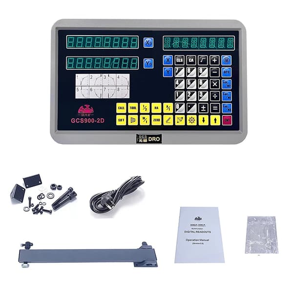 3-axlig DRO-skärm, hög precision, mångsidig applikation för CNC-maskiner,GCS900-2D DRO