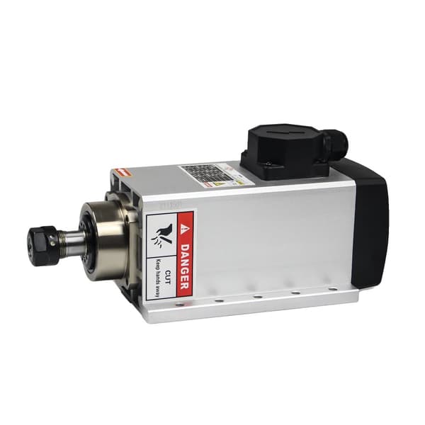 3Kw luftkølet spindelmotor, 10-18000rpm hastighed, ER20 collet,Bare spindel, 220V