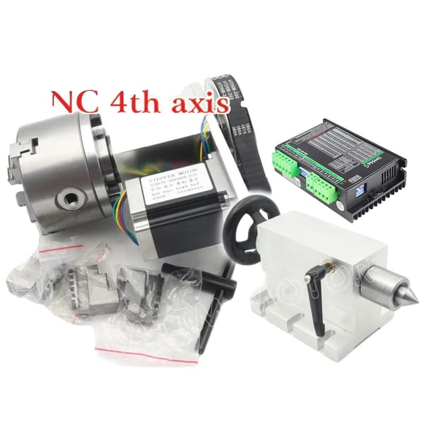 CNC Fjerde Akse, Nema23 Steppermotor,K11-80mm Driver