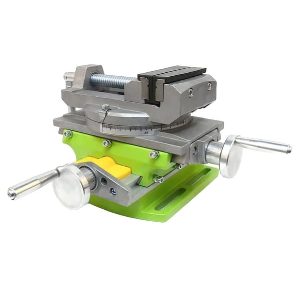 Precisionvagn, 2 i 1 Fräsning Borrning, 90° Rotationsvinkel, Maximal Klämstorlek 77 mm