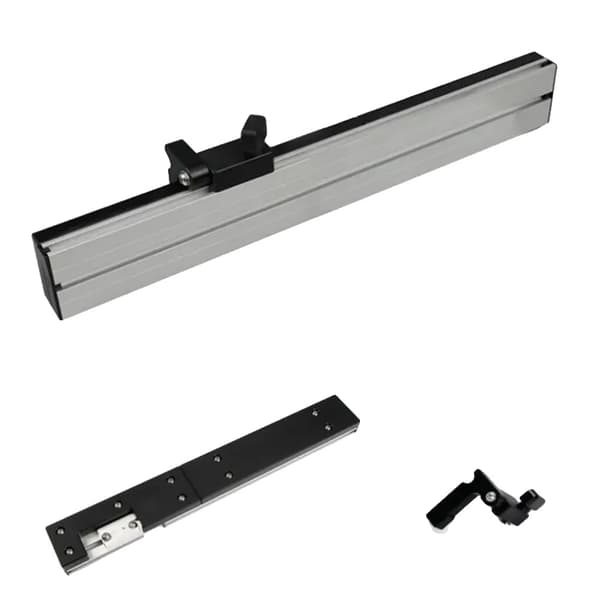 Møbelsnedkeri Miter Gauge Fence, Holdbar Aluminiumkonstruktion, Præcis Skæleskala, Tenonblokfunktion