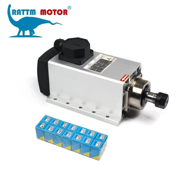 3 kW Ilmajäähdytteinen Spindelimoottori, 10-18000 rpm Nopeus, ER20 Kolo,sarja 3, 220V