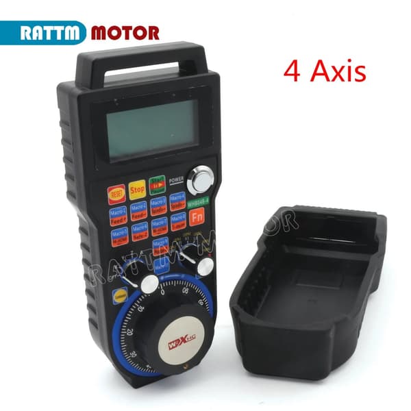 CNC MPG -riippukeppi, langaton ohjaus, 40 metrin kantama,4 Akseli Mach3