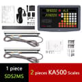 Miniatyrbild 2 av 2: DRO Digital Avläsningssystem, 0,005 mm Upplösning, 2-Axis Funktionalitet,Dro-2pcs KA500