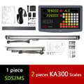 Miniatyrbild 2 av 2: DRO Digital Avläsningssystem, 0,005 mm Upplösning, 2-Axis Funktionalitet,Dro-2pcs KA300