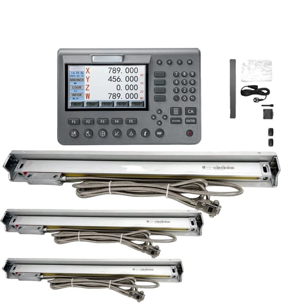 4-akselinen LCD DRO, 5um korkea tarkkuus, AC100V-240V syöttö,5um DRO -sarja