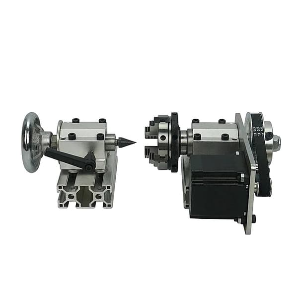 Rotaryakse til CNC-fræsemaskine, steppermotor, offline-controller,4. akse 1 stk.