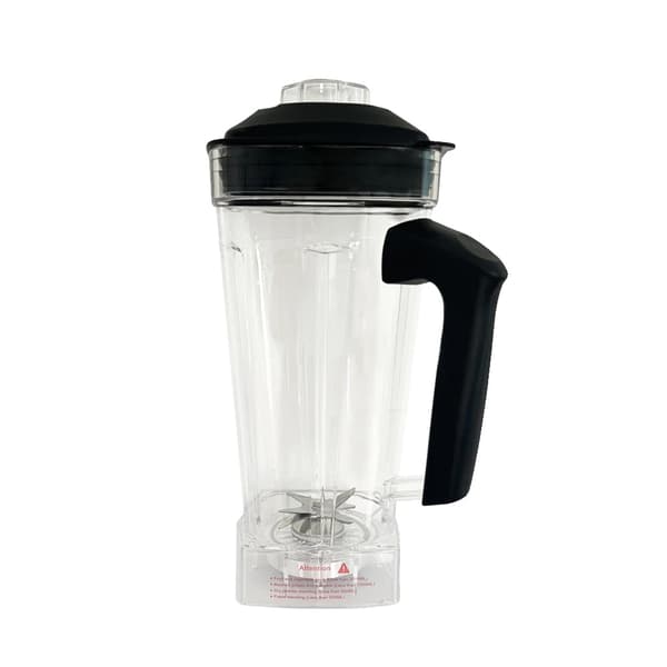 2L Firkantet Blenderbeholder, Holdbart BPA-frit materiale, Kompatibel med T5200 og G5200, Inkluderer gummilåg