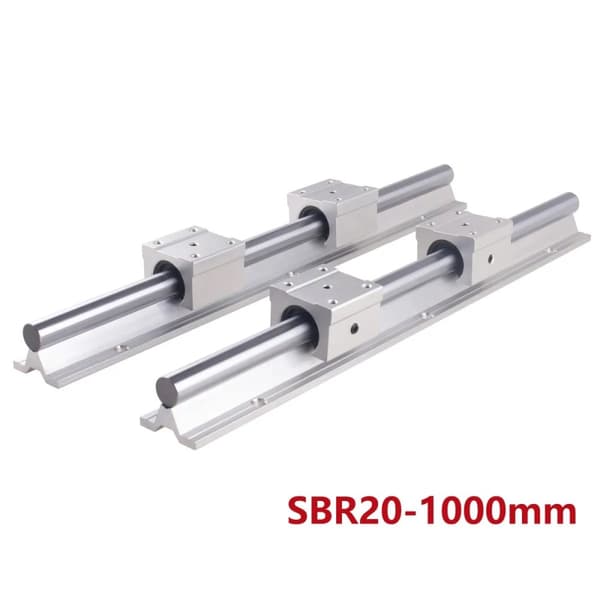 Linjär skenekit, SBR20-300 600 1000mm, SFU1605-350 650 1050mm,SBR20-1000mm
