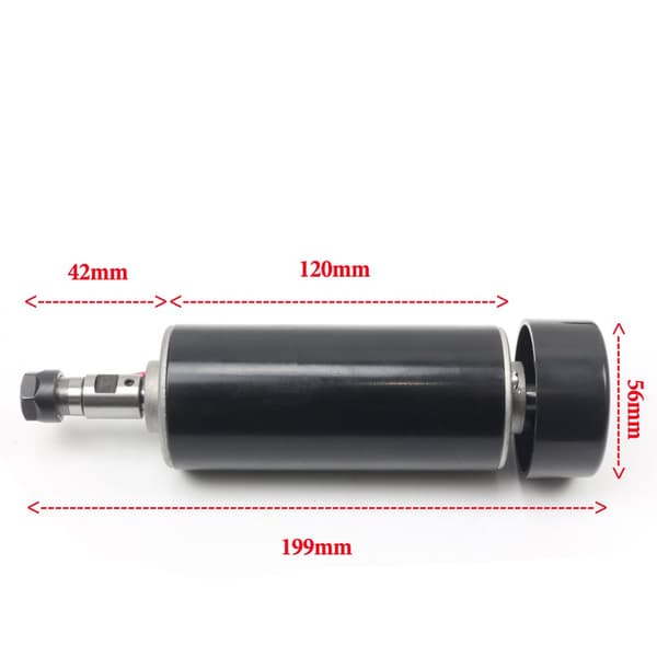 Spindelmotor, 500W effekt, Hastighedsregulator Controller