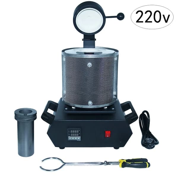 Kultasulatusuuni, 3 kg kapasiteetti, 220 V jännite, EU-pistoke,Musta 220V EU Plug