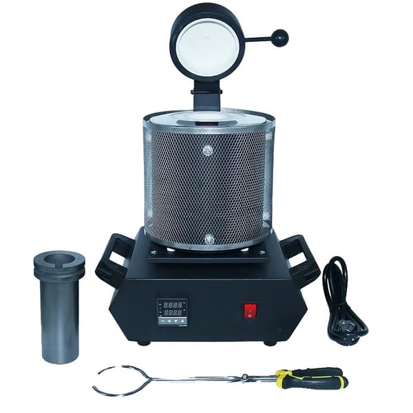 Guldsmältugn, 3 kg kapacitet, 220 V spänning, EU-kontakt,Svart 220V EU-kontakt