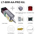 Miniatyrbillede 2 af 2: Lasergravering Modul, 80W Effektstyrke, Avanceret Luftassisteret Dyse,LT-80W-AA-PRO-KIT, 12VLT-80W-AA-PRO-KIT, 12V