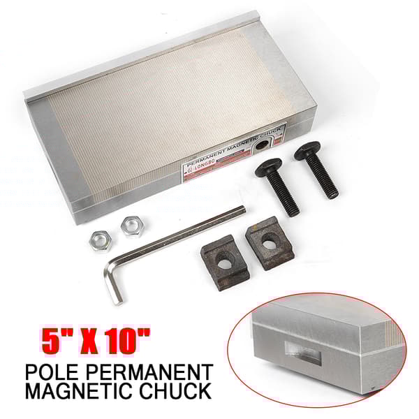 Permanent magnetisk chuck, 125 * 250 mm størrelse, højpræcisionsdesign, forlænget levetid.