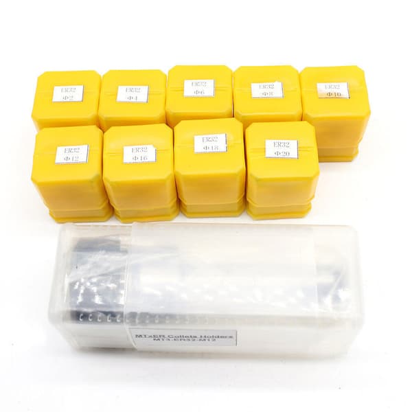 Collet Chuck MK3 ER32, Inkluderar 9-delars collet-set, Hög precision och stabilitet