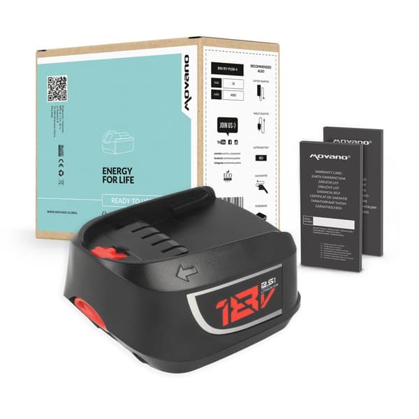PBA 18V 2,5Ah batteri til Bosch