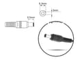 Miniatyrbillede 6 af 6: Strømforsyningsoplader til Toshiba 15v 4a 60W 6,3x3,0mm