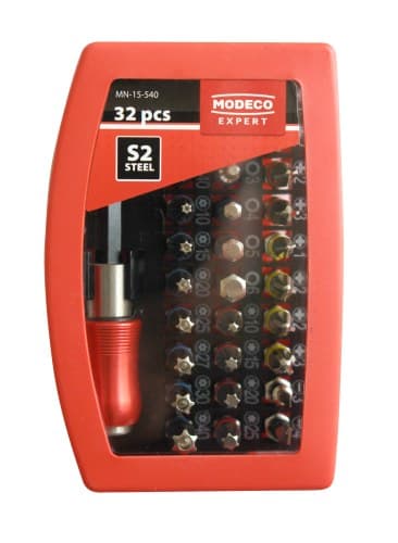 Bitssats, 32 st, 25 mm adapter [EXPERT]