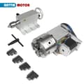 Miniatyrbillede 2 af 2: CNC 4. akse, 4-kæbe chuck, tailstock kit,4JawK12-100mm