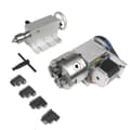 Miniatyrbillede 1 af 2: CNC 4. akse, 4-kæbe chuck, tailstock kit,4JawK12-100mm