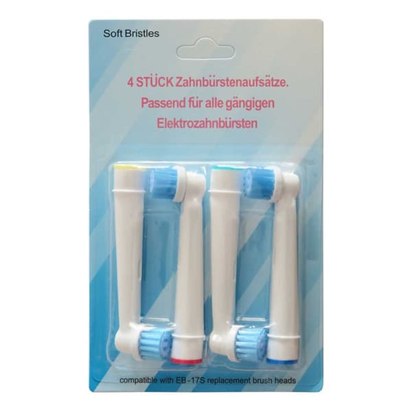 4-pack Oral-B Sensitive EB-17S Kompatibla Tandborsthuvud