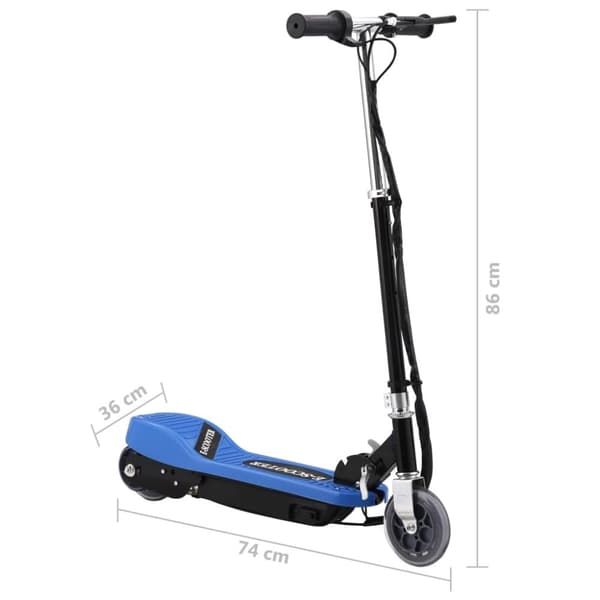 vidaXL Elektrisk sparkcykel 120 W blå