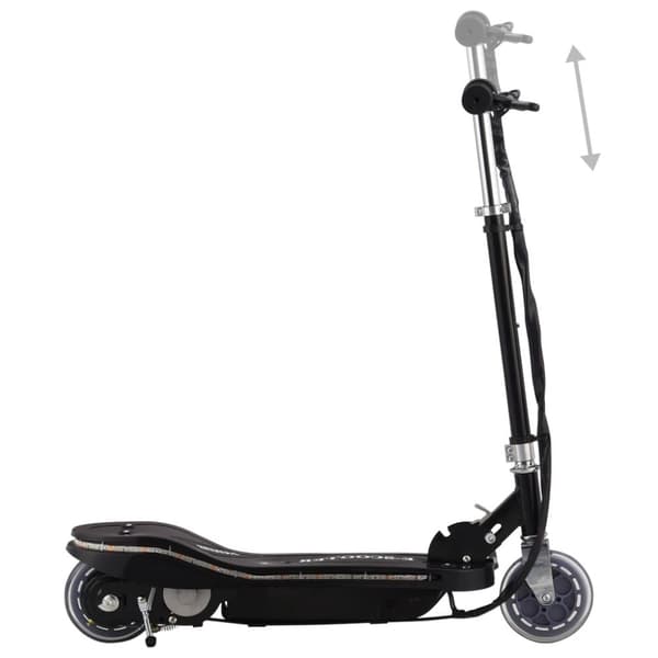 vidaXL Elektrisk sparkcykel med LED 120 W svart