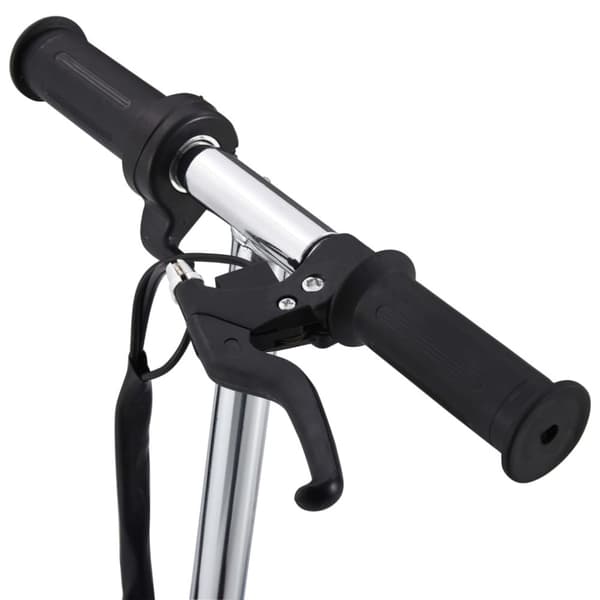 vidaXL Elektrisk sparkcykel med LED 120 W svart