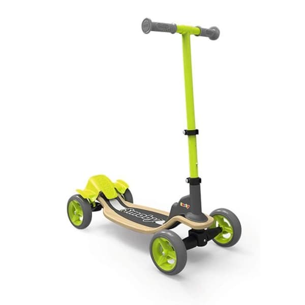 SMOBY trescooter 4 hjul - justerbar styr - vikbar